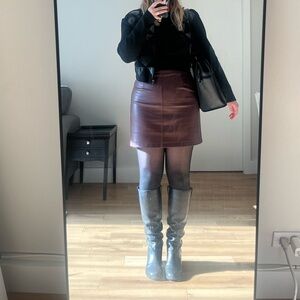 French Connection Brownish Red Skirt